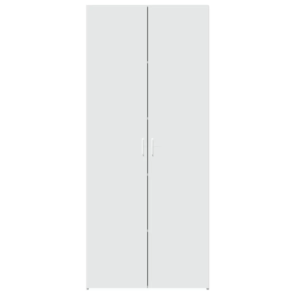 Highboard Storage Cabinet White Engineered Wood 80 x 42.5 x 185 cm
