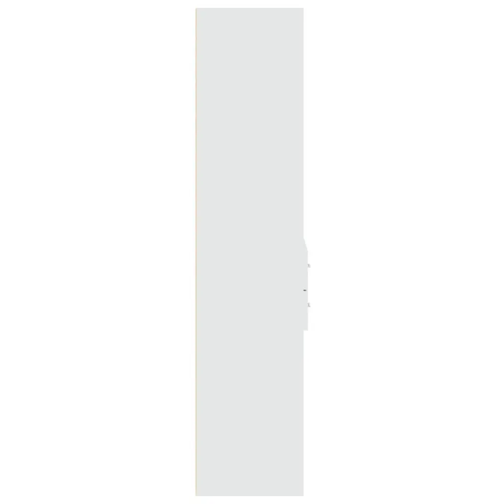 Highboard White 70x42.5x185 cm Engineered Wood Storage Cabinet