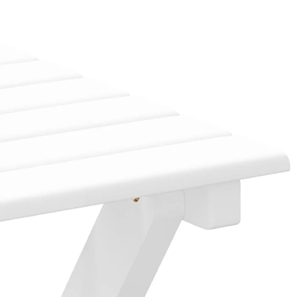White Wooden Rocking Chairs Set with Folding Table