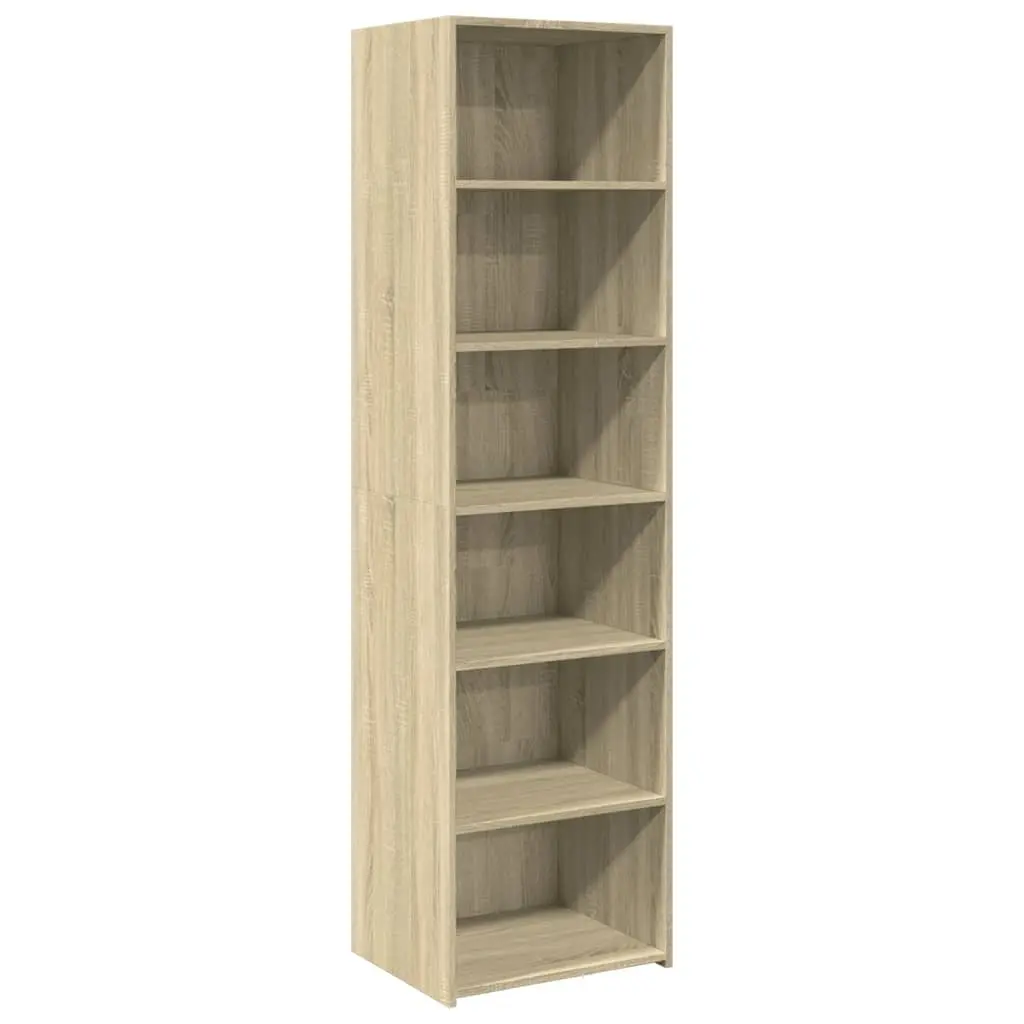 Highboard Storage Cabinet Brown 50x41x185 cm Engineered Wood