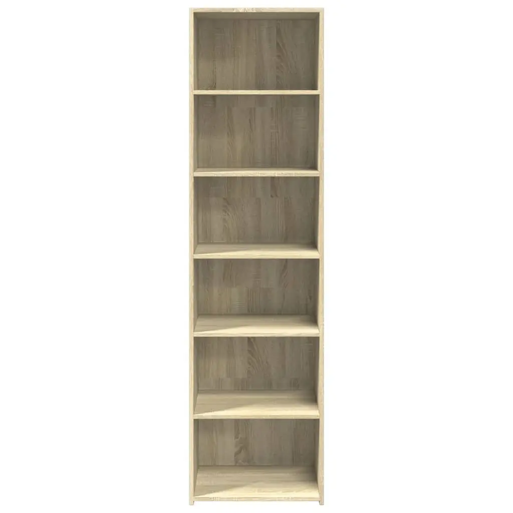 Highboard Storage Cabinet Brown 50x41x185 cm Engineered Wood