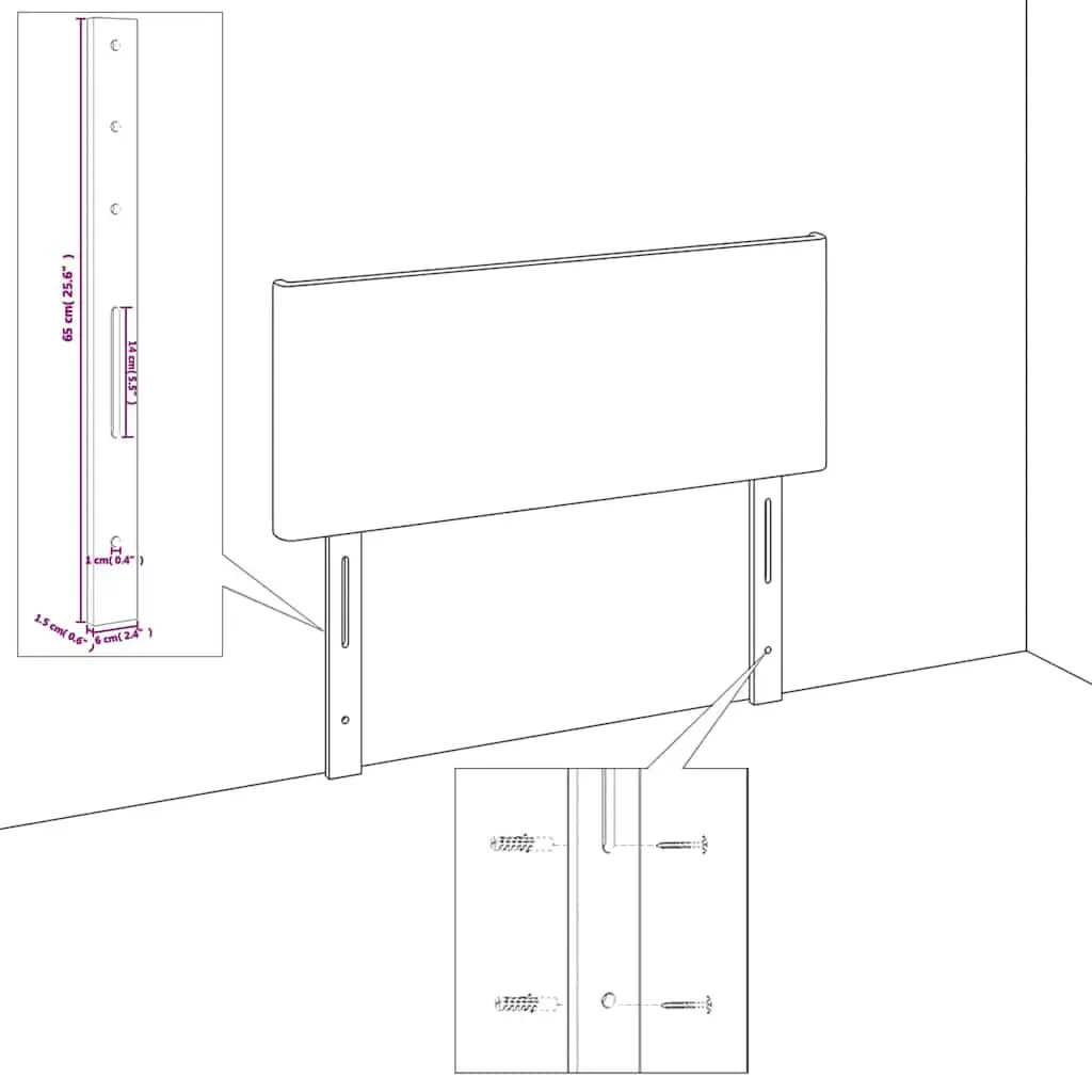 King Single Bed Frame Adjustable Height Grey Velvet 107x203cm