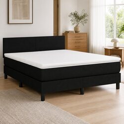 Elegant Queen Size Box Spring Bed with Pocket Spring Mattress