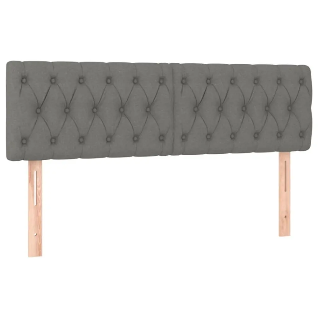 Box Spring Bed Queen Size Grey Fabric Adjustable Headboard with Pocket Spring Mattress