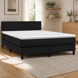 Comfortable Queen Size Box Spring Bed with Pocket Spring Mattress