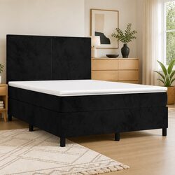 Cozy Queen Box Spring Bed with Pocket Spring Mattress