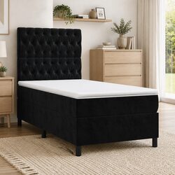 Stylish Box Spring Bed with Pocket Spring Mattress