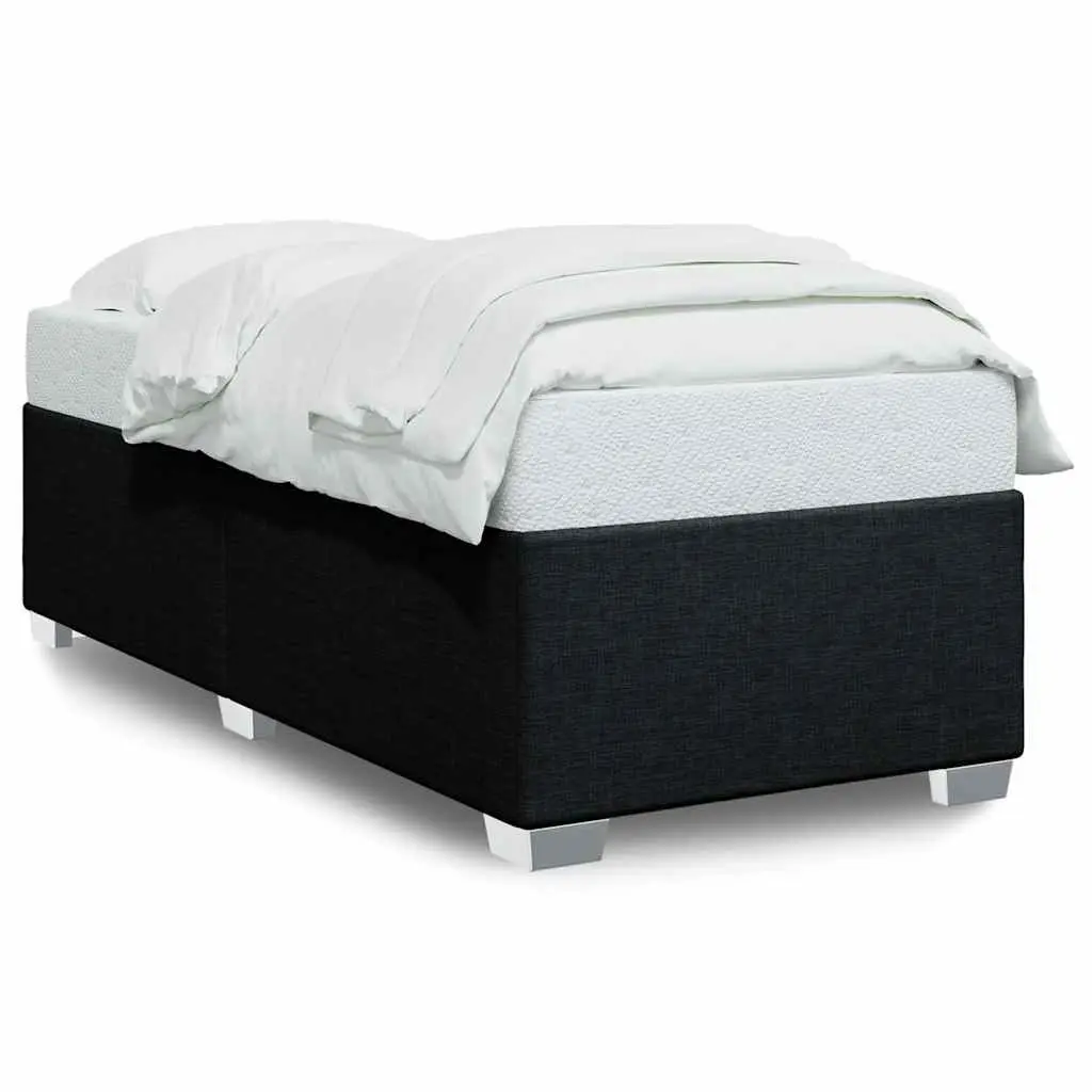 King Single Bed Frame in Black Fabric