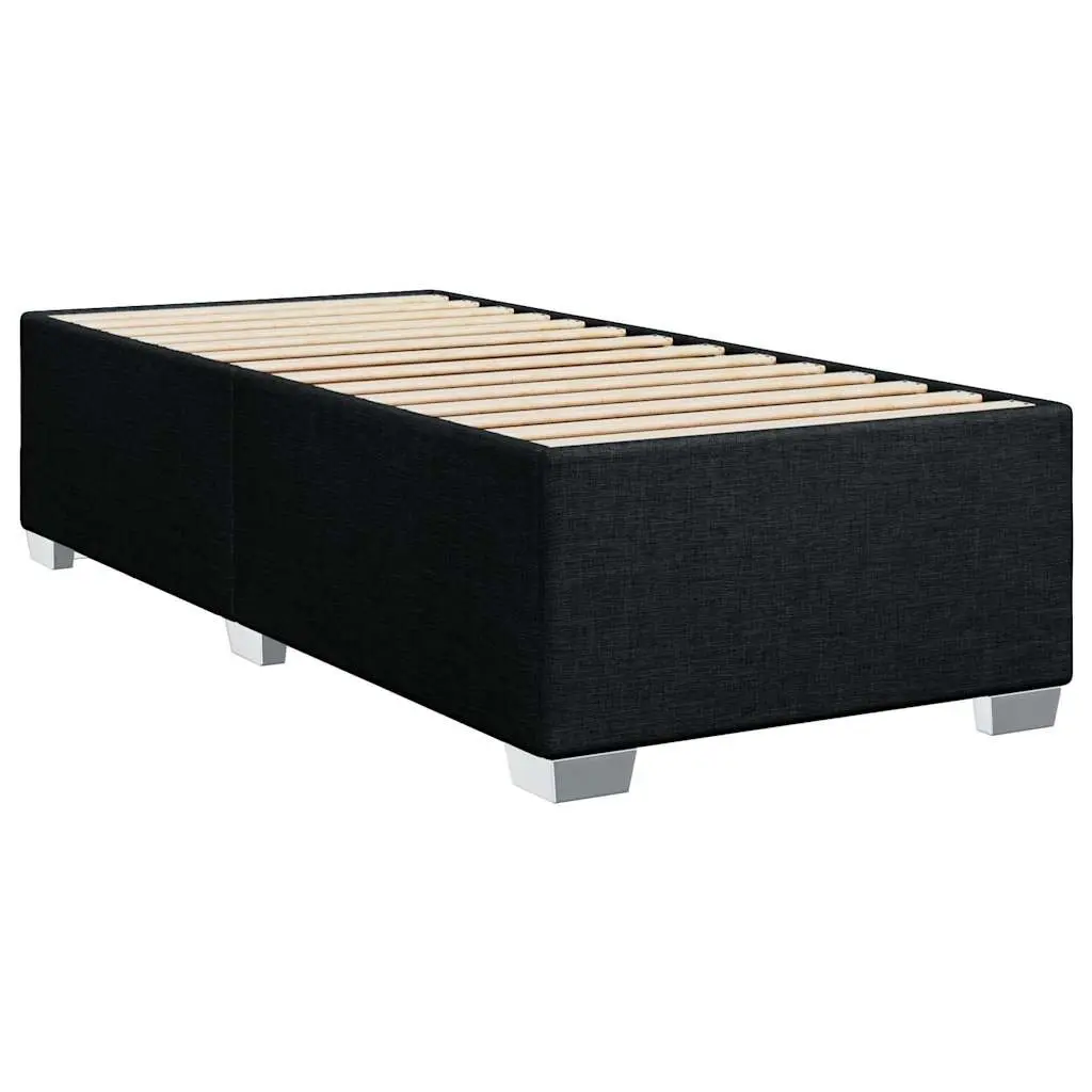 King Single Bed Frame in Black Fabric