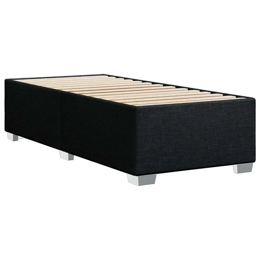 King Single Bed Frame in Black Fabric