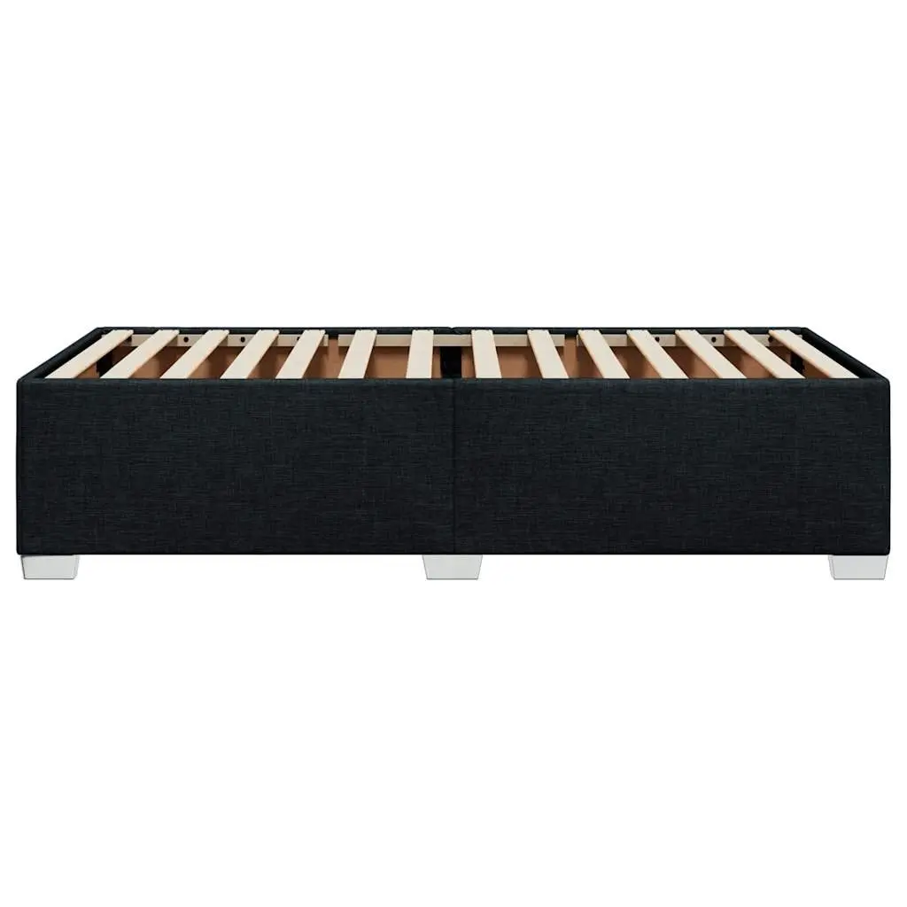King Single Bed Frame in Black Fabric