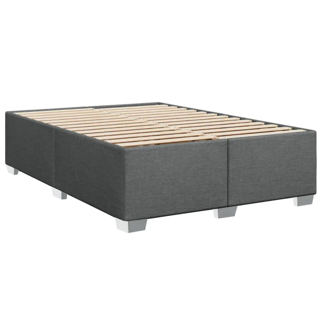 Grey Fabric Double Bed Frame for Comfort