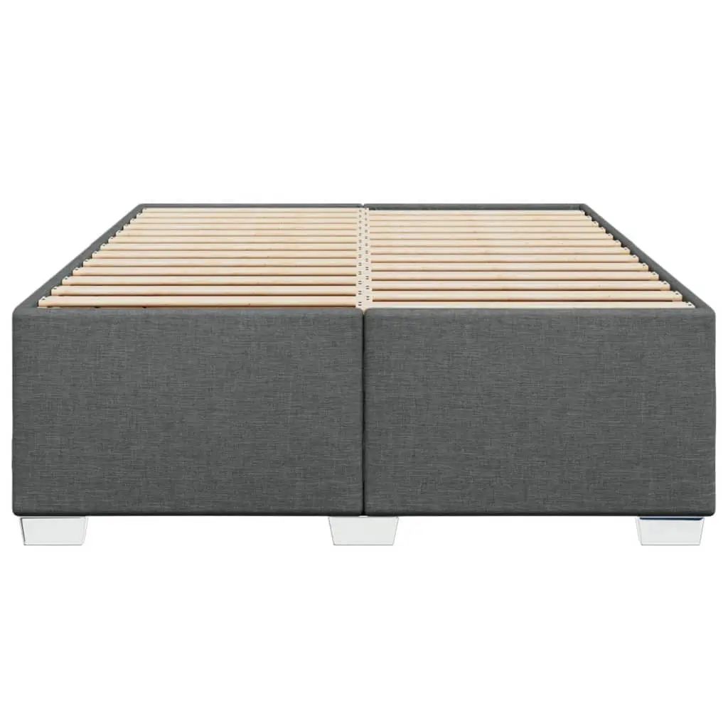 Grey Fabric Double Bed Frame for Comfort