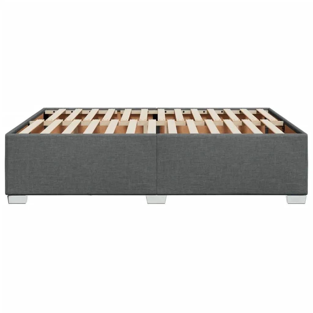 Grey Fabric Double Bed Frame for Comfort