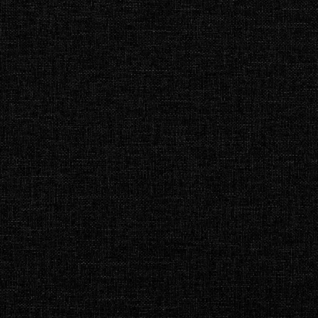 Double Bed Frame in Black Fabric Upholstery