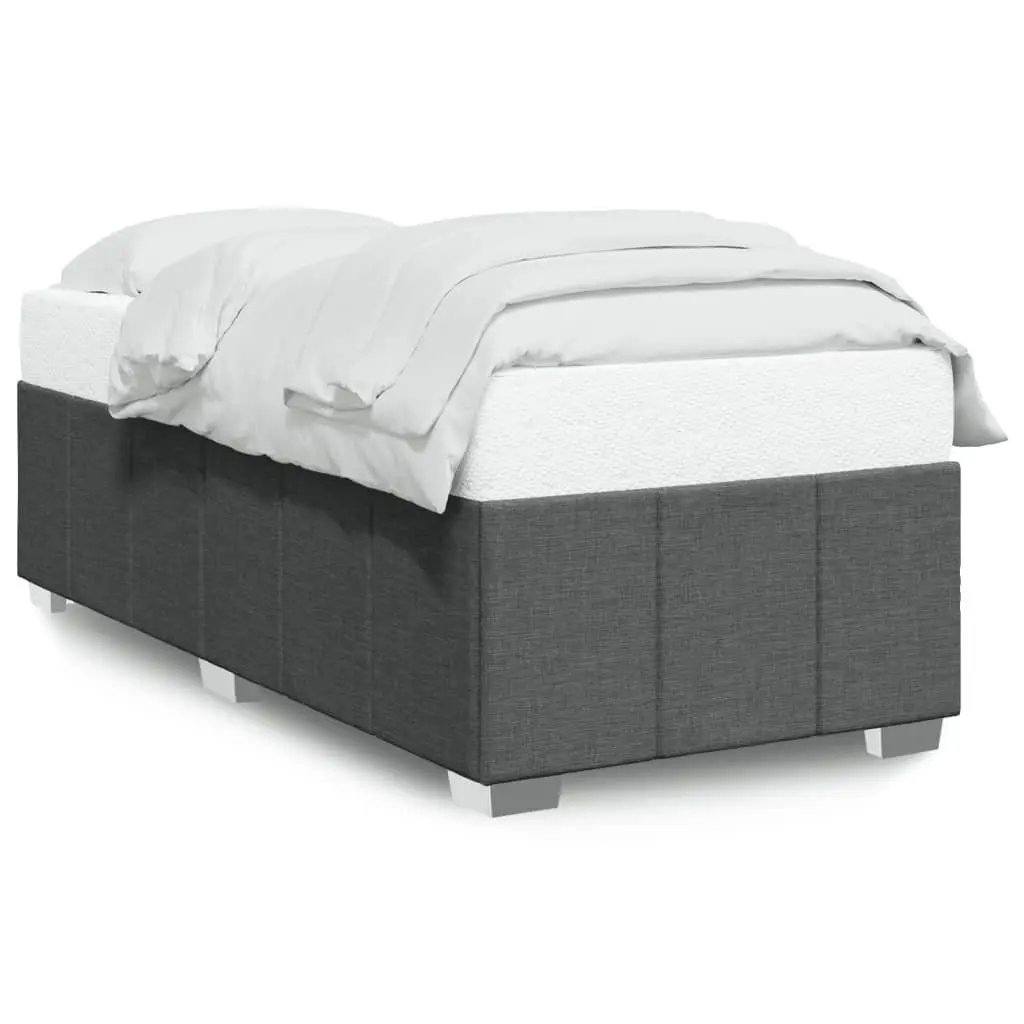 Dark Grey Bed Frame 90x190 cm