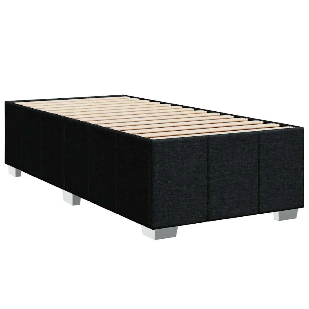 King Single Fabric Bed Frame in Black