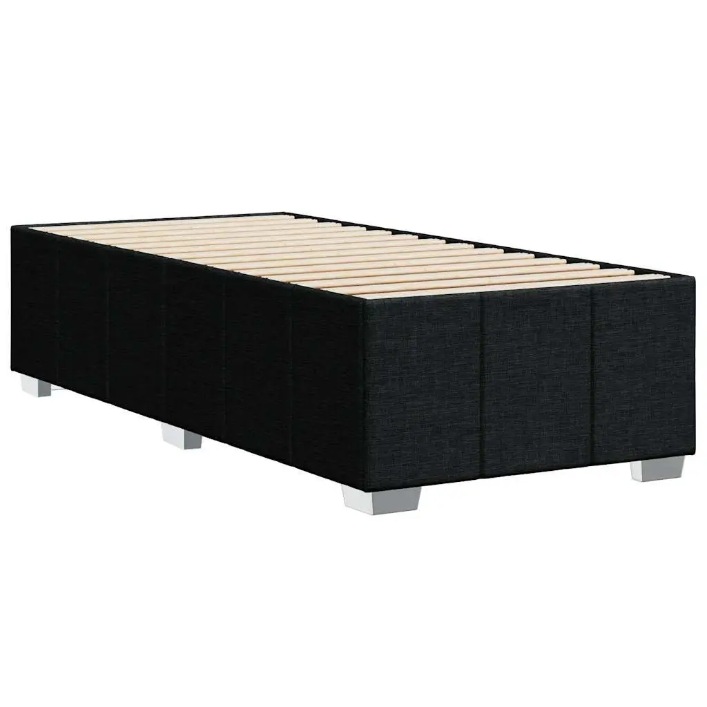 King Single Fabric Bed Frame in Black