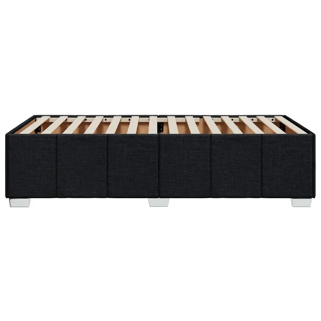 King Single Fabric Bed Frame in Black