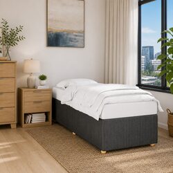 Grey Velvet King Single Bed Frame for Cozy Bedrooms