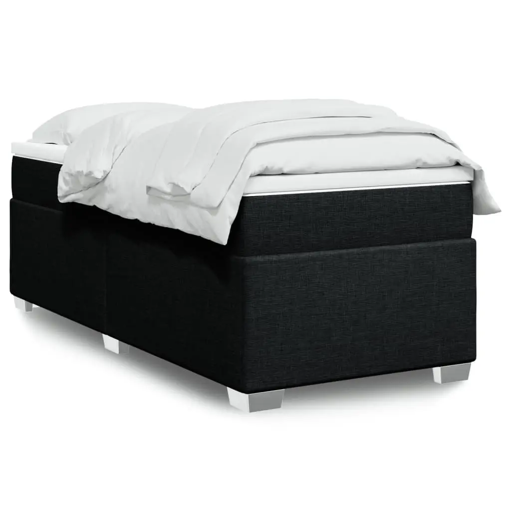 Pocket Spring Mattress and Box Spring Bed King Single Fabric Upholstered Frame Grey