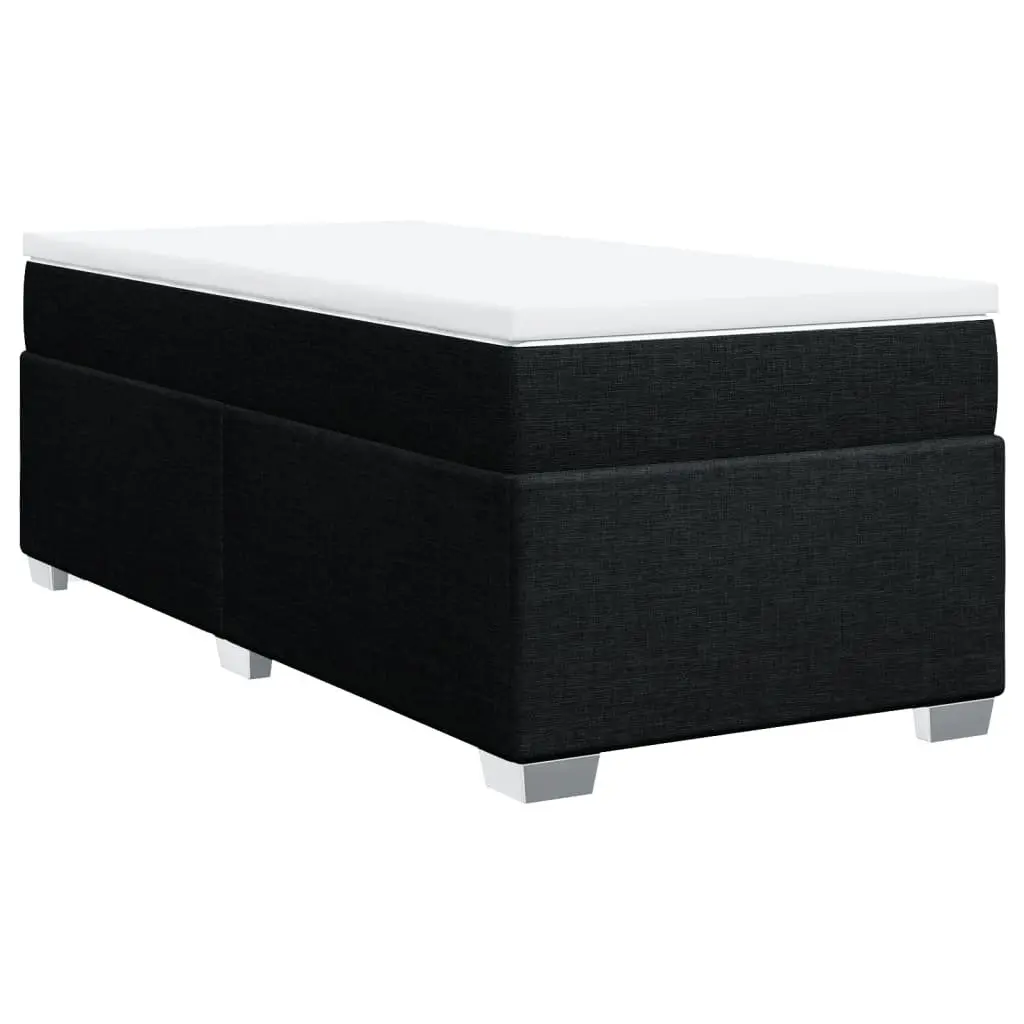 Pocket Spring Mattress and Box Spring Bed King Single Fabric Upholstered Frame Grey