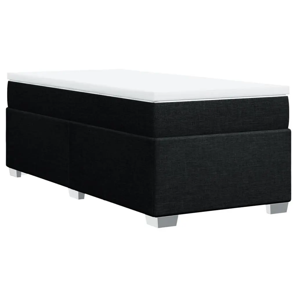 Pocket Spring Mattress and Box Spring Bed King Single Fabric Upholstered Frame Grey