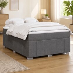Queen Size Box Spring Bed with Pocket Spring Mattress