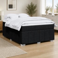 Queen Size Box Spring Bed with Pocket Spring Mattress