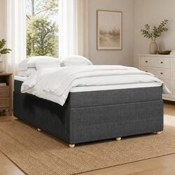 Queen Size Box Spring Bed with Pocket Spring Mattress