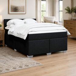 Cozy Double Box Spring Bed with Pocket Spring Mattress