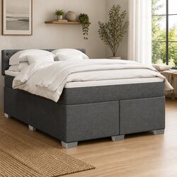 Comfortable Queen Box Spring Bed with Pocket Sprung Mattress