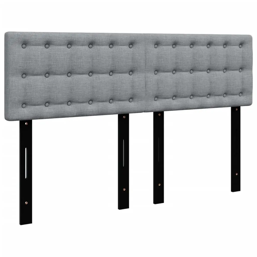 Queen Box Spring Bed Dark Grey Fabric Pocket Spring Mattress