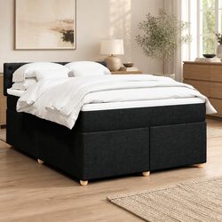 Cozy Double Box Spring Bed with Pocket Sprung Mattress