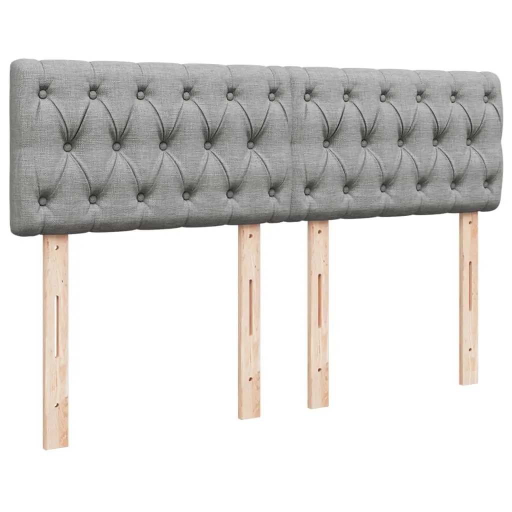 Queen Box Spring Bed Dark Grey Polyester Fabric Pocket Spring Mattress