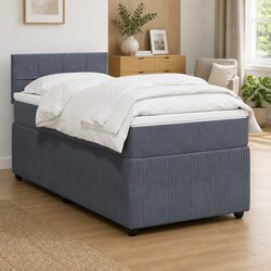 Elegant King Single Box Spring Bed with Pocket Mattress