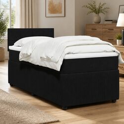 King Single Box Spring Bed with Velvet Pocket Mattress