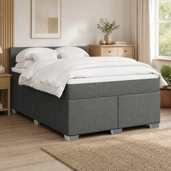 Comfortable Queen Box Spring Bed with Pocket Sprung Mattress