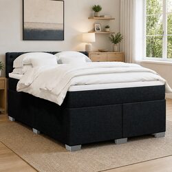 Comfortable Queen Box Spring Bed with Pocket Sprung Mattress