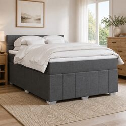 Elegant Double Box Spring Bed with Pocket Mattress