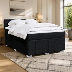 Comfortable Queen Box Spring Bed with Pocket Spring Mattress