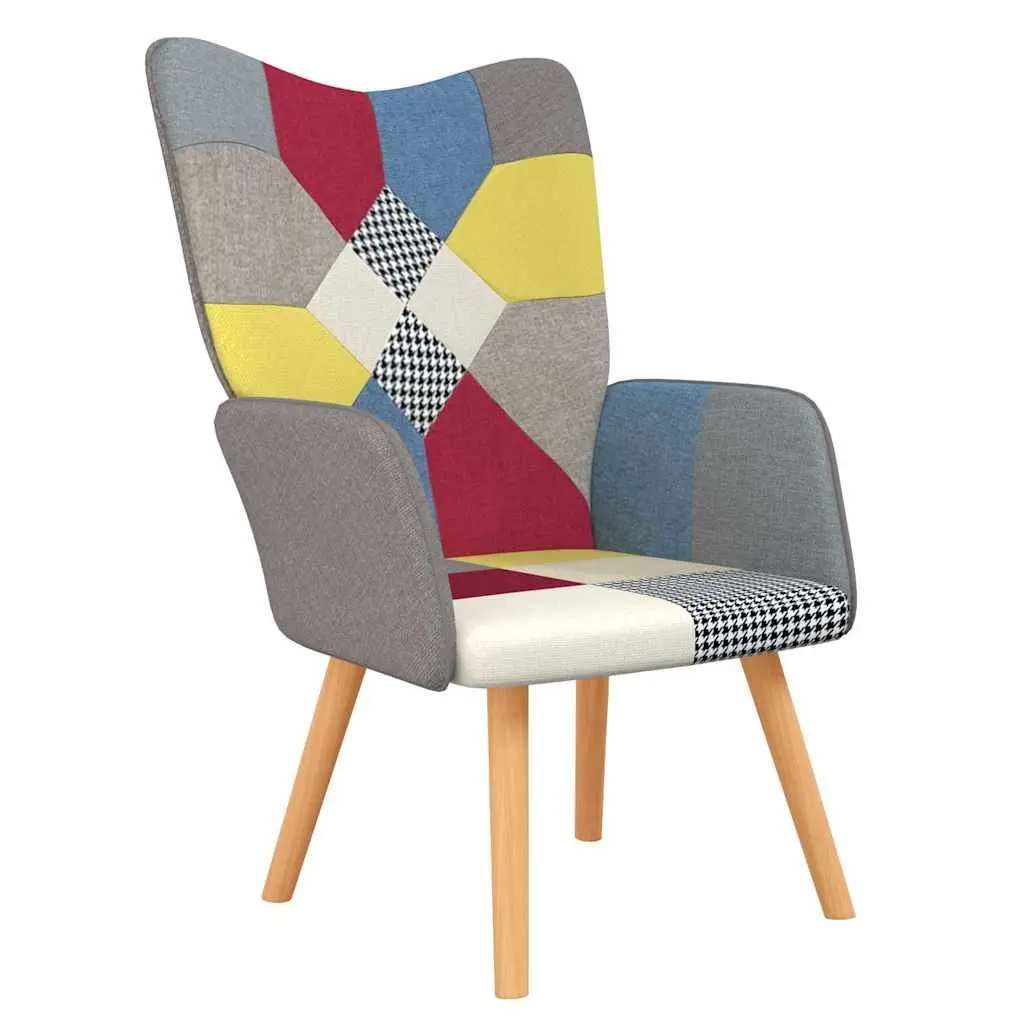 Multicolour Patchwork Lounge Armchair
