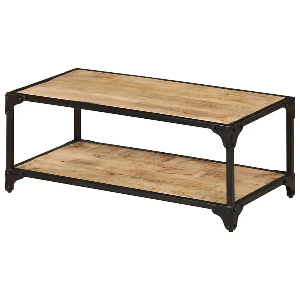 Coffee Table 90x45x35cm Solid Mango Wood Living Room Accent Furniture Brown