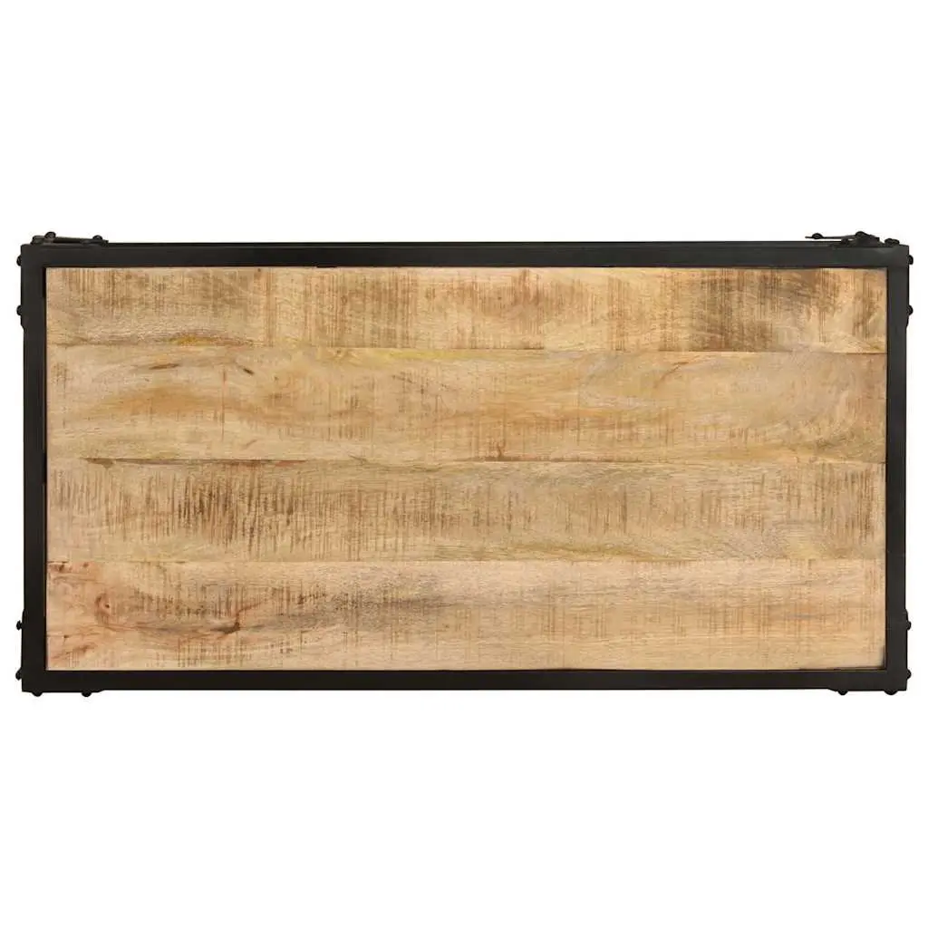 Coffee Table 90x45x35cm Solid Mango Wood Living Room Accent Furniture Brown