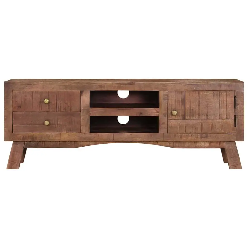 TV Cabinet 110x30x40 cm with Drawers Shelves Storage Unit Living Room Furniture