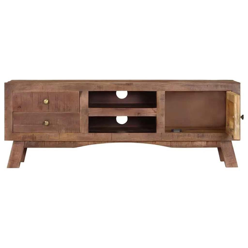 TV Cabinet 110x30x40 cm with Drawers Shelves Storage Unit Living Room Furniture