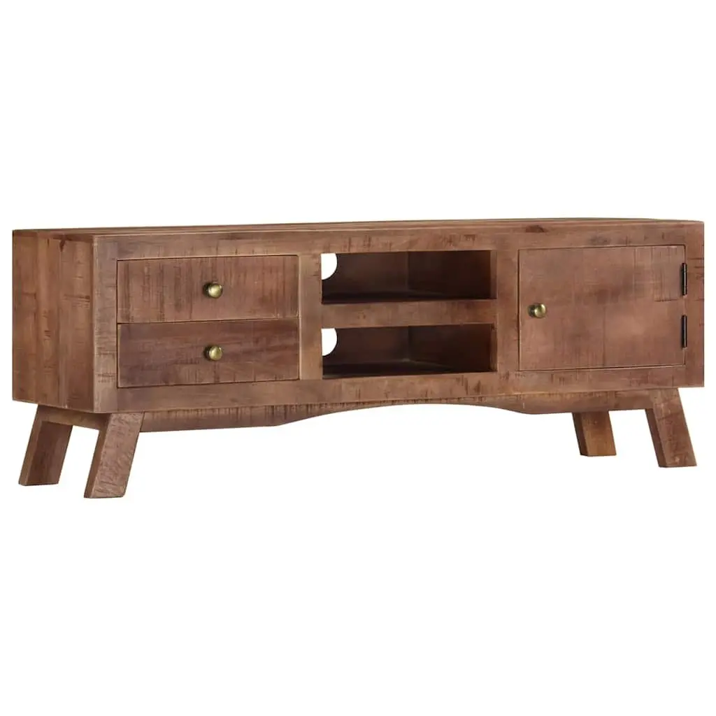 TV Cabinet 110x30x40 cm with Drawers Shelves Storage Unit Living Room Furniture