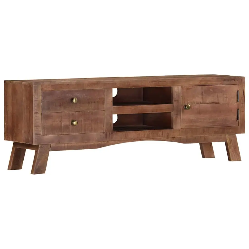 TV Cabinet 110x30x40 cm with Drawers Shelves Storage Unit Living Room Furniture