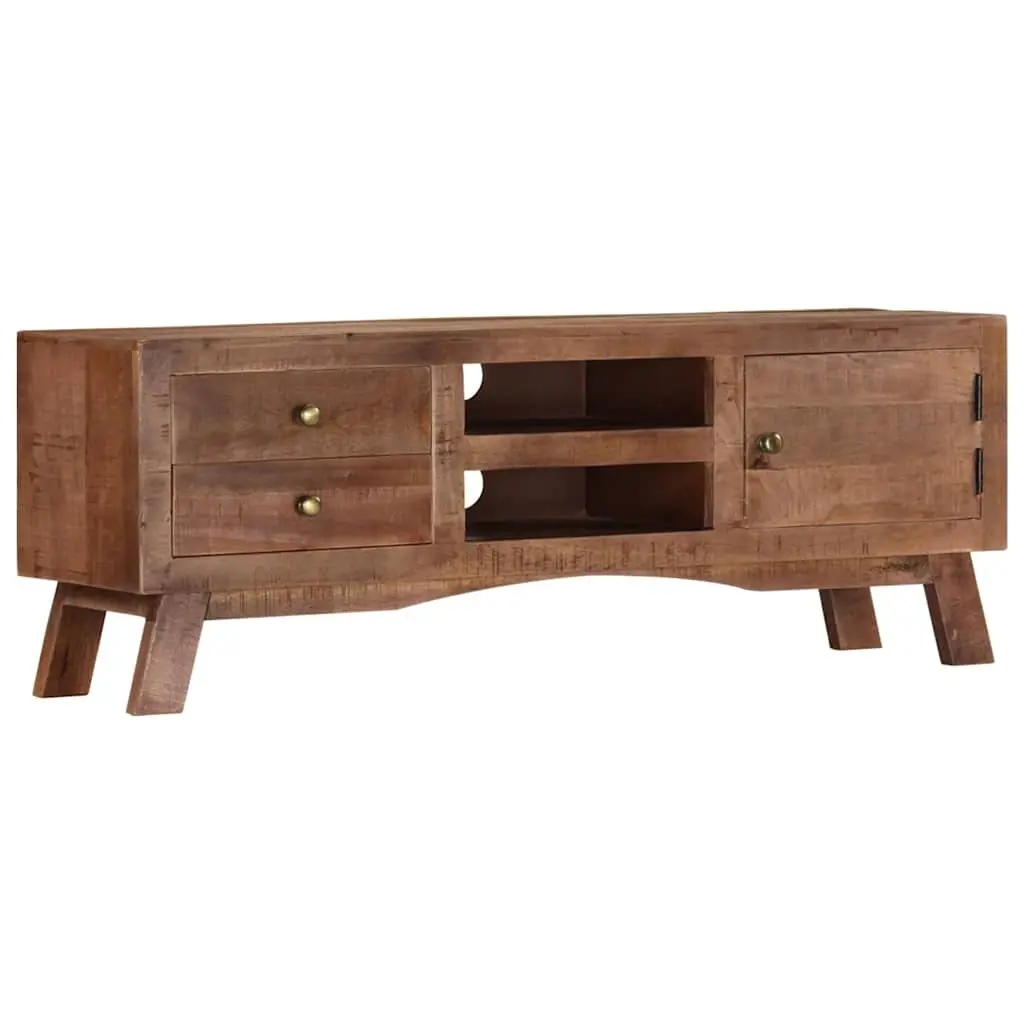 TV Cabinet 110x30x40 cm with Drawers Shelves Storage Unit Living Room Furniture