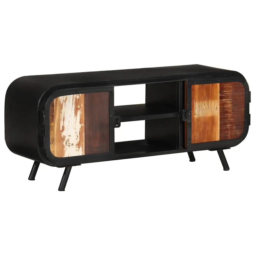Reclaimed Wood TV Cabinet Industrial Vintage 110x30x45cm Solid Wood